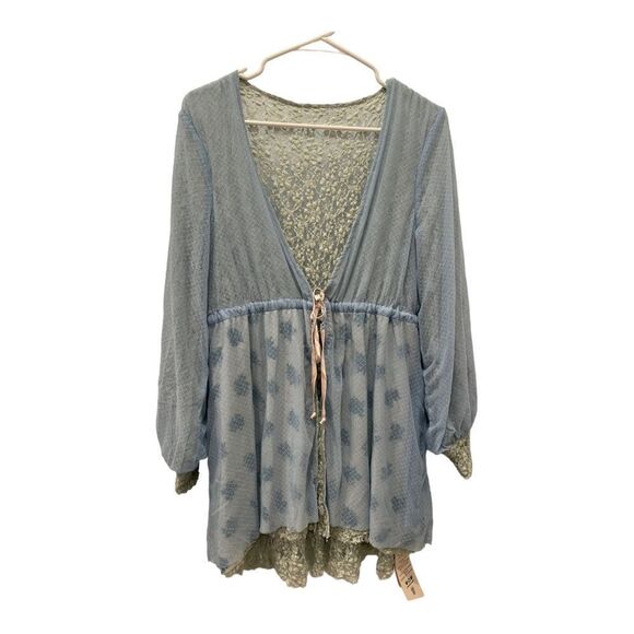 We are HAH Make it A Doble Robe in French Blue.Size S - Picture 4 of 16